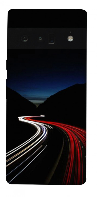 Чехол itsPrint Красно-белая дорога для Google Pixel 6 Pro, авто, купить оптом с доставкой