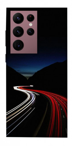 Чехол itsPrint Красно-белая дорога для Samsung Galaxy S22 Ultra