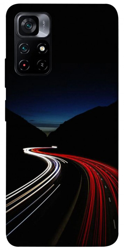 Чехол itsPrint Красно-белая дорога для Xiaomi Poco M4 Pro 5G, авто, купить оптом с доставкой