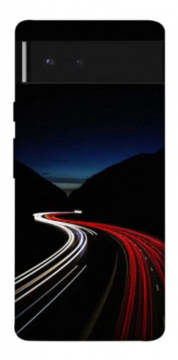 Чехол itsPrint Красно-белая дорога для Google Pixel 6