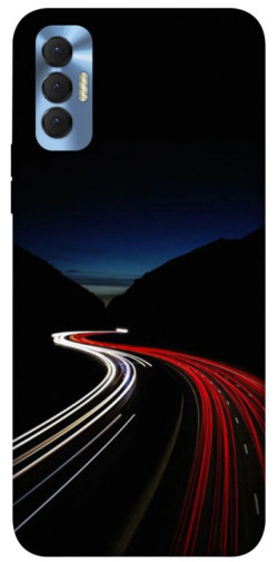 Чохол itsPrint Червоно-біла дорога для TECNO Spark 8P