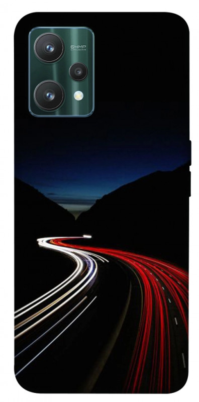Чехол itsPrint Красно-белая дорога для Realme 9 Pro, авто, купить оптом с доставкой