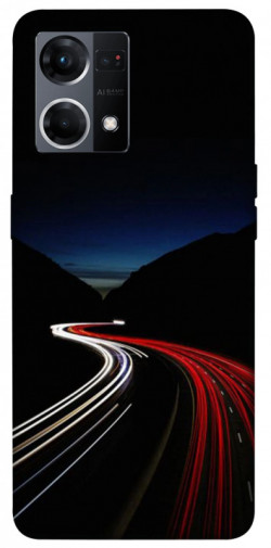 Чохол itsPrint Червоно-біла дорога для Oppo Reno 7 4G