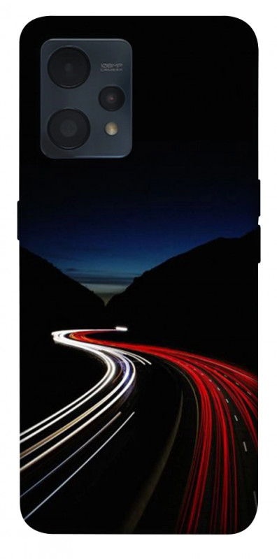 Чехол itsPrint Красно-белая дорога для Realme 9 4G / 9 Pro+, авто, купить оптом с доставкой