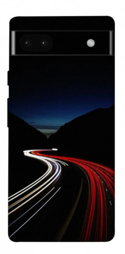 Чехол itsPrint Красно-белая дорога для Google Pixel 6a