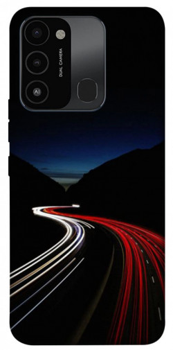 Чохол itsPrint Червоно-біла дорога для TECNO Spark 8C