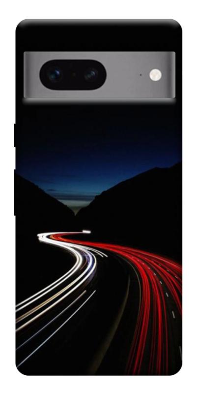 Чехол itsPrint Красно-белая дорога для Google Pixel 7, авто, купить оптом с доставкой