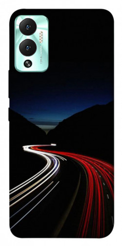 Чехол itsPrint Красно-белая дорога для Infinix Hot 12 Play