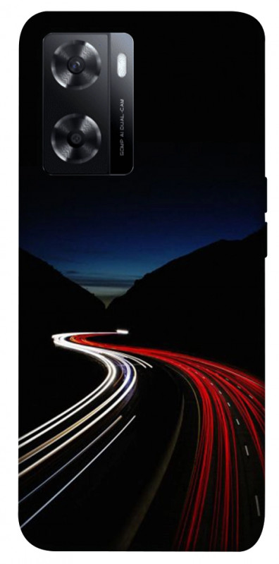 Чехол itsPrint Красно-белая дорога для Oppo A57s, авто, купить оптом с доставкой