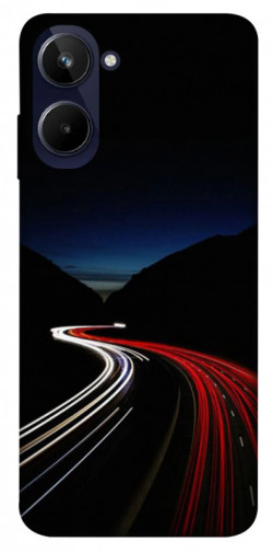 Чехол itsPrint Красно-белая дорога для Realme 10 4G