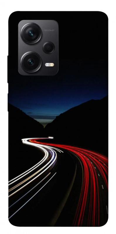 Чехол itsPrint Красно-белая дорога для Xiaomi Redmi Note 12 Pro+ 5G, авто, купить оптом с доставкой