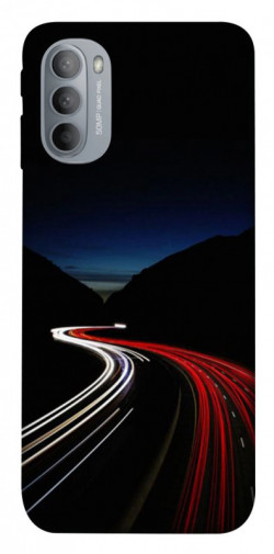 Чохол itsPrint Червоно-біла дорога для Motorola Moto G31