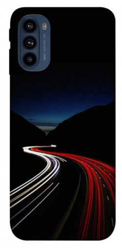 Чохол itsPrint Червоно-біла дорога для Motorola Moto G41