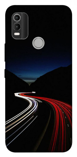 Чохол itsPrint Червоно-біла дорога для Nokia C21 Plus