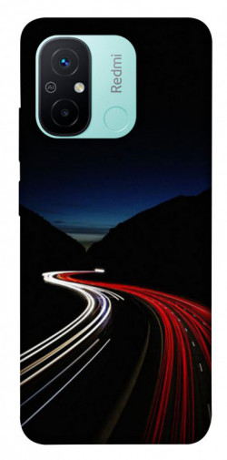 Чехол itsPrint Красно-белая дорога для Xiaomi Redmi 12C