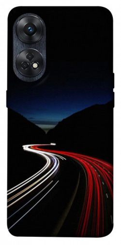Чохол itsPrint Червоно-біла дорога для Oppo Reno 8 T 4G