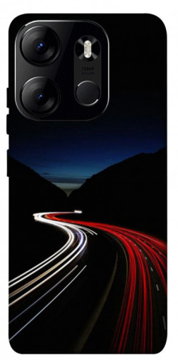 Чехол itsPrint Красно-белая дорога для Tecno Spark Go 2023