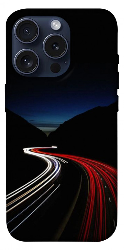 Чехол itsPrint Красно-белая дорога для Apple iPhone 15 Pro (6.1"), авто, купить оптом с доставкой