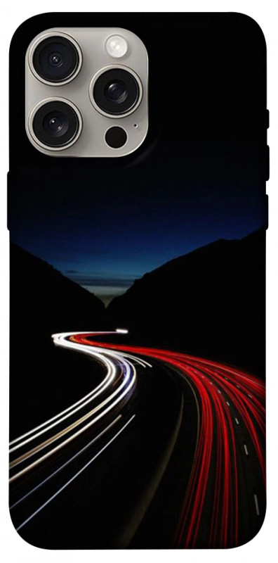 Чехол itsPrint Красно-белая дорога для Apple iPhone 15 Pro Max (6.7"), авто, купить оптом с доставкой