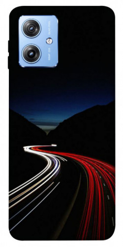 Чехол itsPrint Красно-белая дорога для Motorola Moto G84
