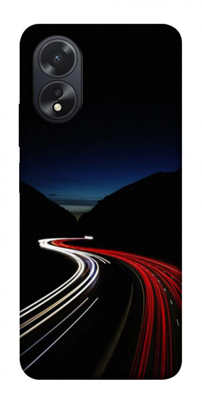 Чехол itsPrint Красно-белая дорога для Oppo A38, авто, купить оптом с доставкой