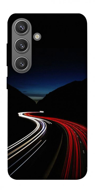 Чехол itsPrint Красно-белая дорога для Samsung Galaxy S24+, авто, купить оптом с доставкой