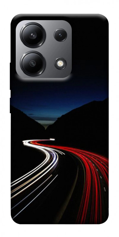 Чехол itsPrint Красно-белая дорога для Xiaomi Redmi Note 13 4G, авто, купить оптом с доставкой