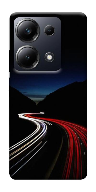 Чехол itsPrint Красно-белая дорога для Xiaomi Redmi 13 4G / Poco M6 4G, авто, купить оптом с доставкой