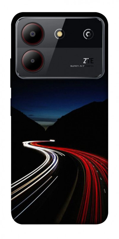 Чохол itsPrint Червоно-біла дорога для ZTE Blade A54 4G, авто, купити оптом з доставкою