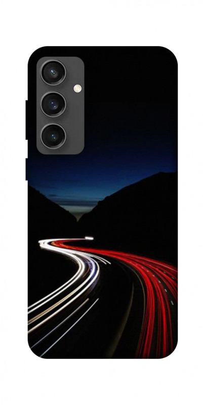 Чехол itsPrint Красно-белая дорога для Samsung Galaxy S24 FE, авто, купить оптом с доставкой