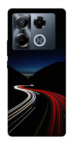 Чехол itsPrint Красно-белая дорога для Infinix Note 40 Pro 4G