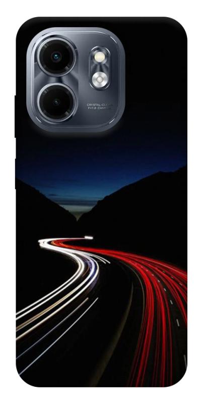 Чехол itsPrint Красно-белая дорога для Infinix Smart 9 4G / Hot 50i, авто, купить оптом с доставкой