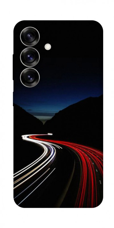 Чехол itsPrint Красно-белая дорога для Samsung Galaxy S25, авто, купить оптом с доставкой