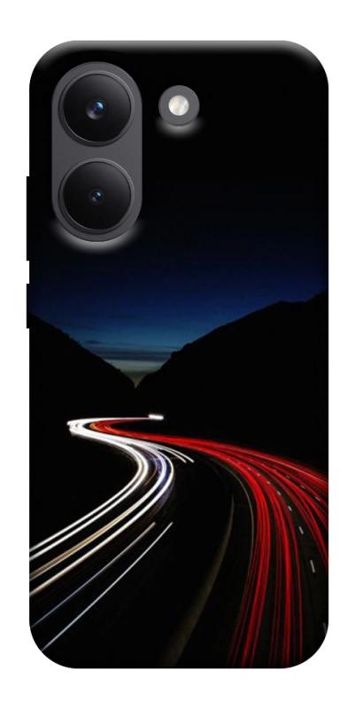 Чехол itsPrint Красно-белая дорога для Xiaomi Poco X8 Pro, авто, купить оптом с доставкой