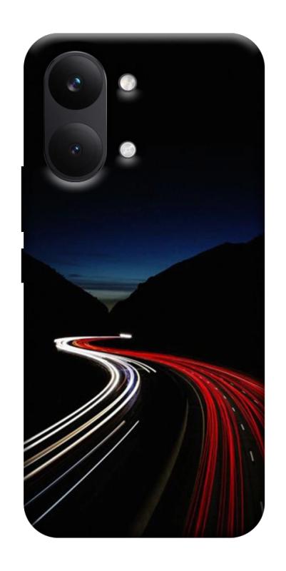 Чехол itsPrint Красно-белая дорога для Xiaomi Poco X8 Pro Max, авто, купить оптом с доставкой