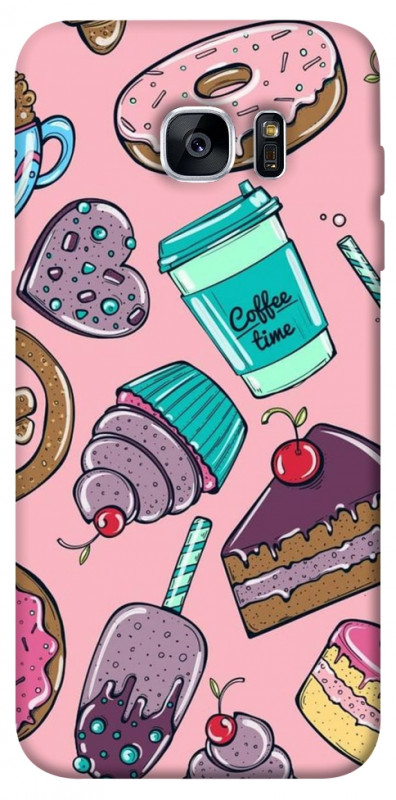Чохол itsPrint Coffee time для Samsung G935F Galaxy S7 Edge, їжа, купити оптом з доставкою