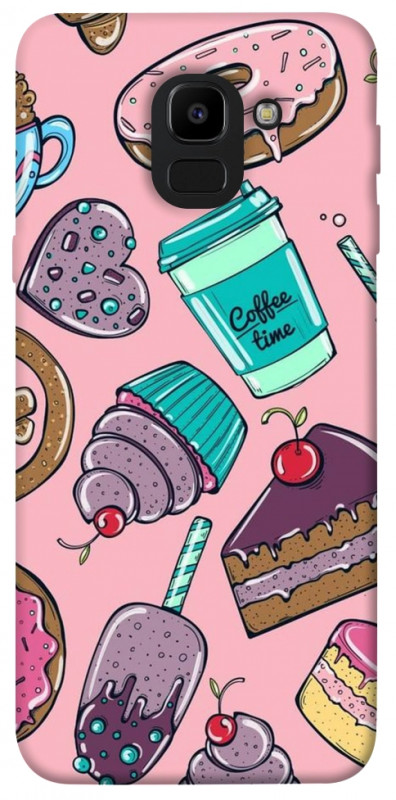 Чехол itsPrint Coffee time для Samsung J600F Galaxy J6 (2018), еда, купить оптом с доставкой