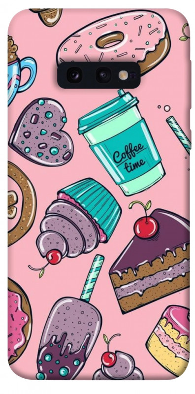 Чохол itsPrint Coffee time для Samsung Galaxy S10e, їжа, купити оптом з доставкою