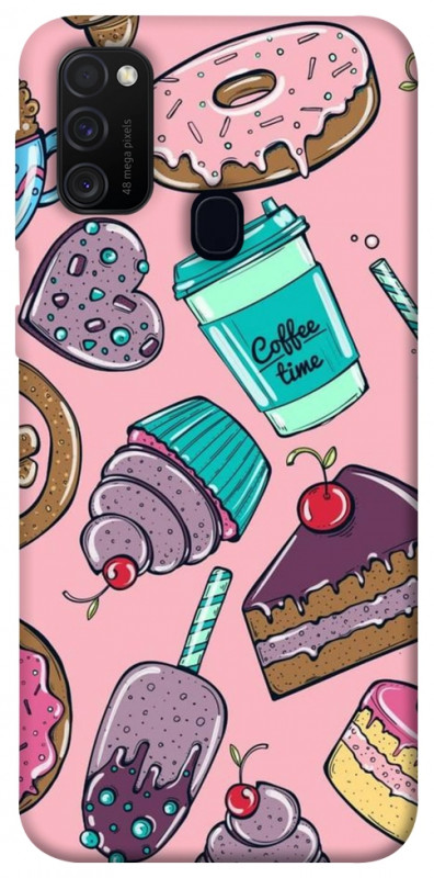 Чохол itsPrint Coffee time для Samsung Galaxy M30s / M21, їжа, купити оптом з доставкою