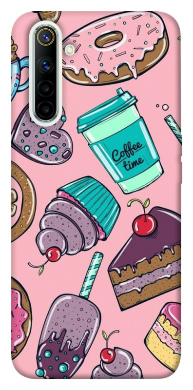 Чехол itsPrint Coffee time для Realme 6, еда, купить оптом с доставкой