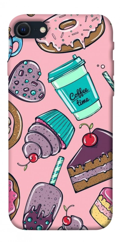Чехол itsPrint Coffee time для Apple iPhone SE (2020), еда, купить оптом с доставкой