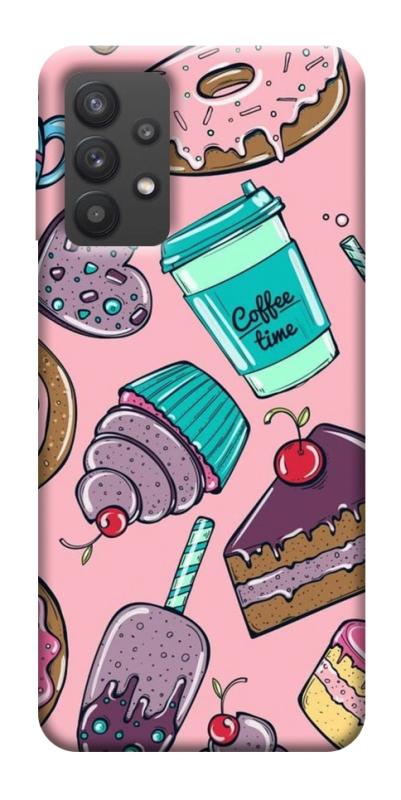 Чехол itsPrint Coffee time для Samsung Galaxy A32 (A326B) 5G, еда, купить оптом с доставкой