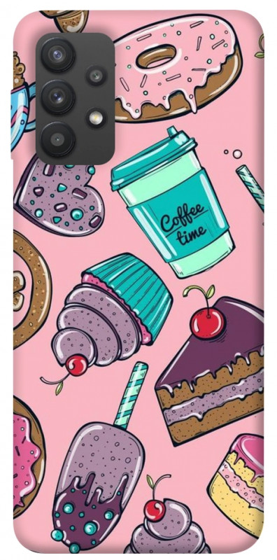 Чохол itsPrint Coffee time для Samsung Galaxy A32 (A325F) 4G, їжа, купити оптом з доставкою