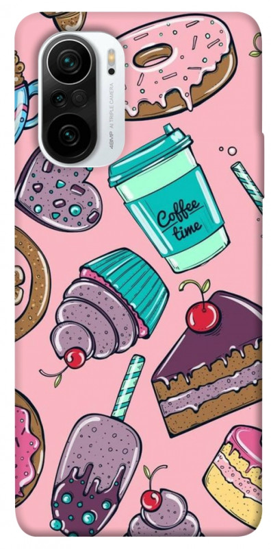 Чехол itsPrint Coffee time для Xiaomi Redmi K40 / K40 Pro / K40 Pro+ / Poco F3, еда, купить оптом с доставкой