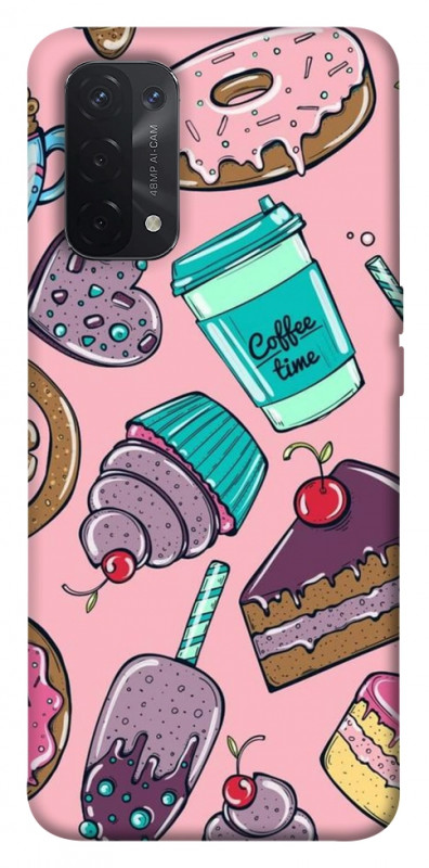 Чехол itsPrint Coffee time для Oppo A54 4G, еда, купить оптом с доставкой