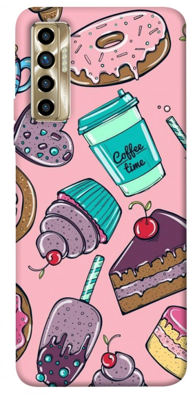 Чехол itsPrint Coffee time для TECNO Camon 17P, еда, купить оптом с доставкой