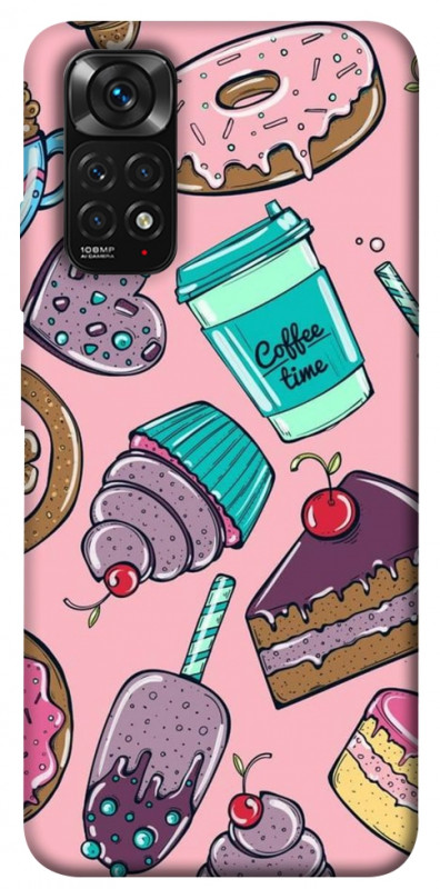 Чехол itsPrint Coffee time для Xiaomi Redmi Note 11 (Global) / Note 11S, еда, купить оптом с доставкой