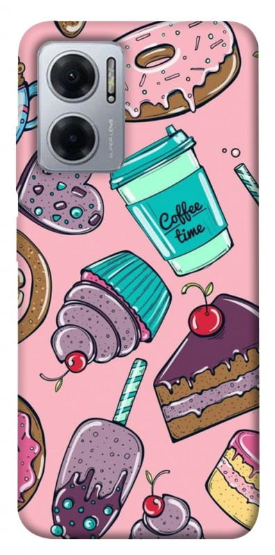 Чехол itsPrint Coffee time для Xiaomi Redmi Note 11E, еда, купить оптом с доставкой