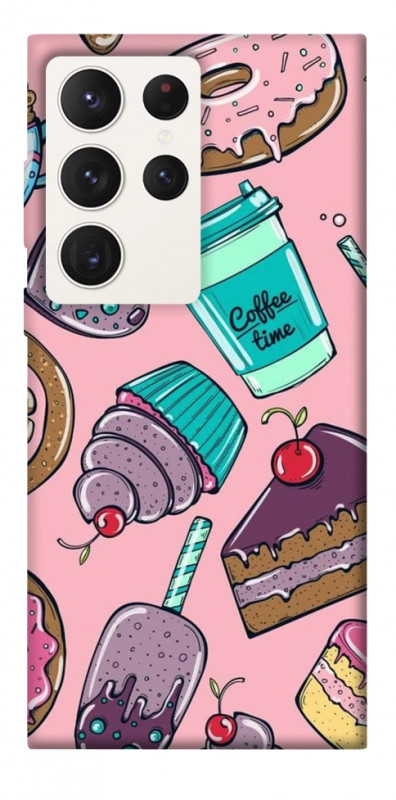 Чехол itsPrint Coffee time для Samsung Galaxy S23 Ultra, еда, купить оптом с доставкой