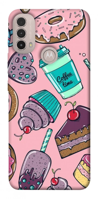 Чехол itsPrint Coffee time для Motorola Moto E40, еда, купить оптом с доставкой